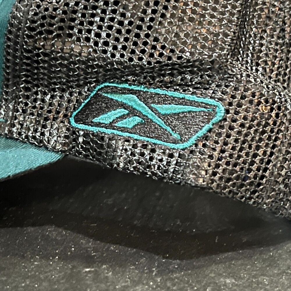 Vintage Y2K Reebok NFL Philadelphia Eagles Script Snapback Green Black Hat - Picture 7 of 10